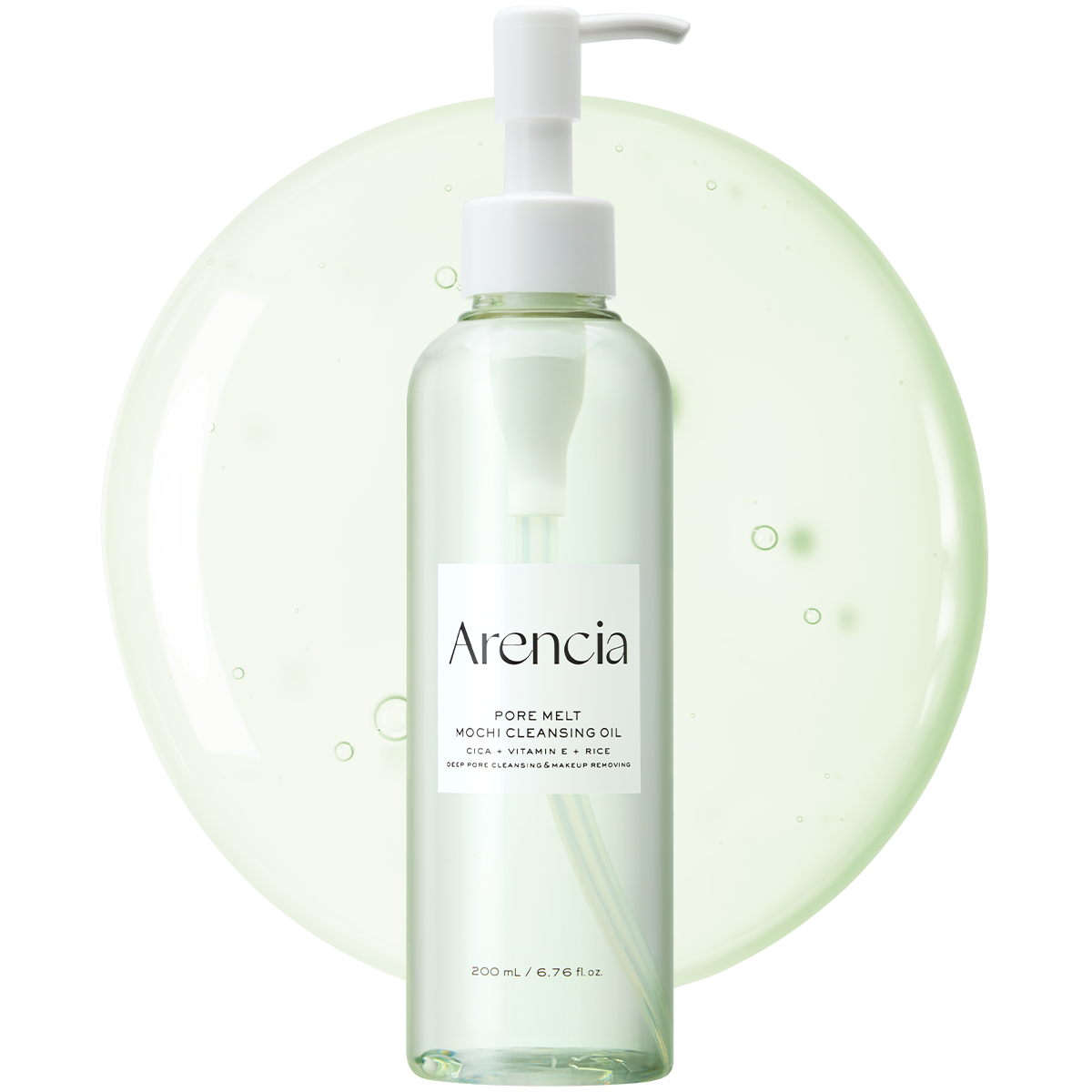 Pore Melt Mochi  Makeup-Removing Cleansing Oil, Non-Comedogenic, Rice Amino Acids HD, Vitamin E, Cica, & Ceramide, 6.76 fl oz